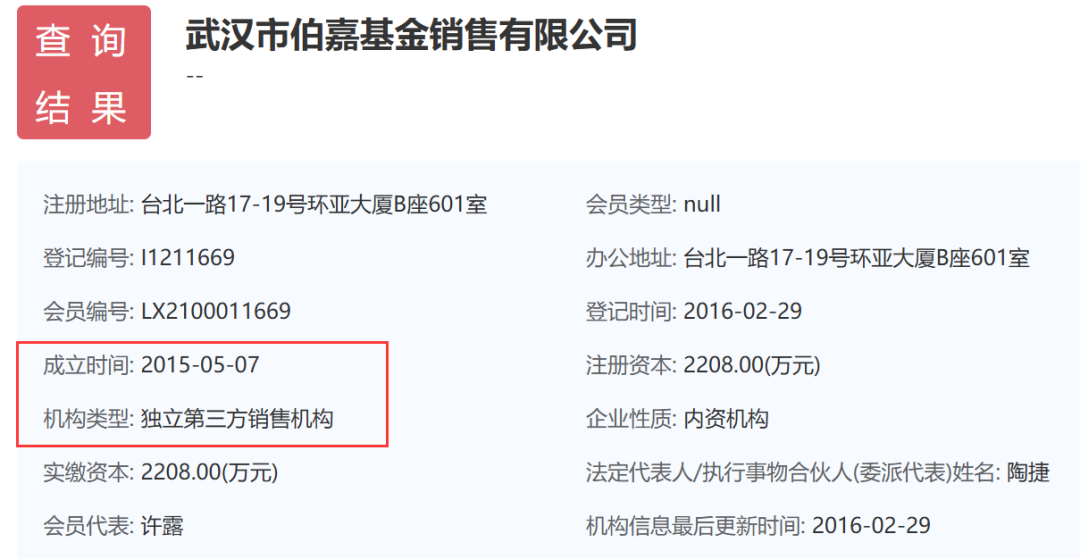 知名机构伯嘉基金，停业一年！董事长被“拉黑”3年  第2张